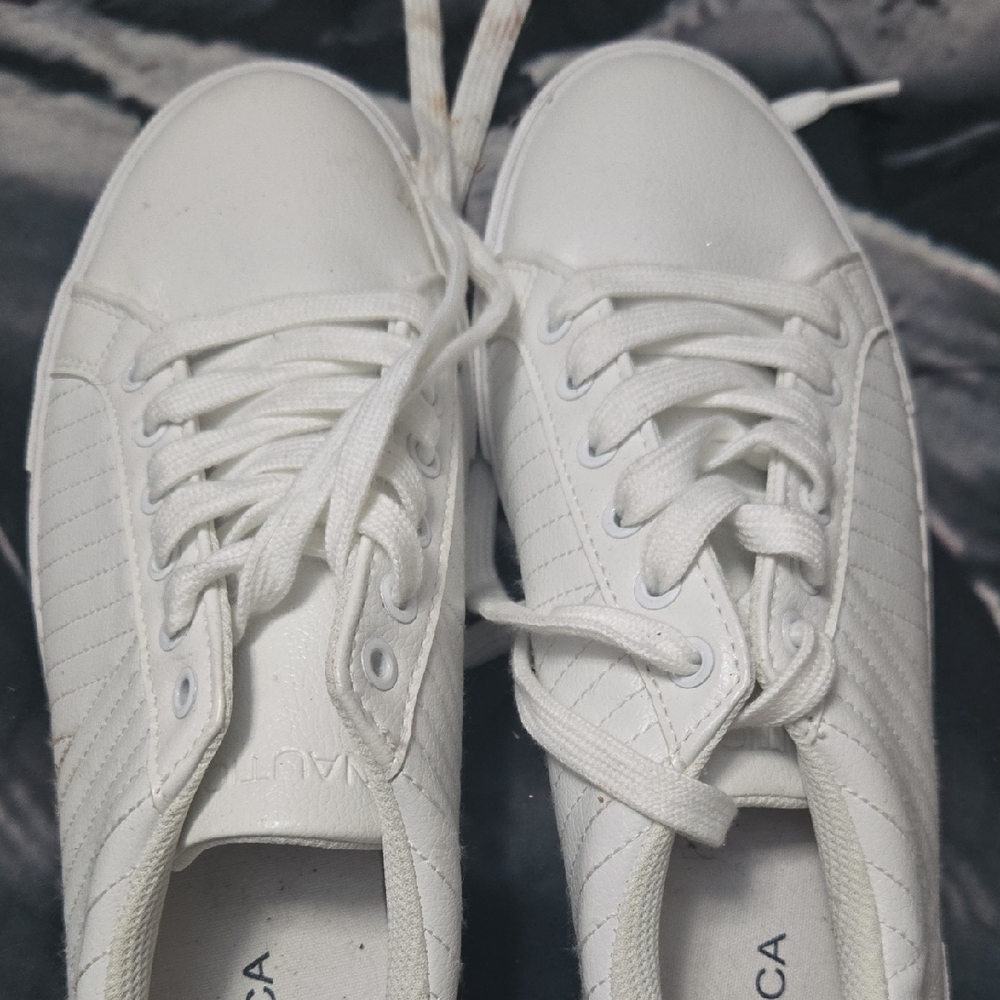 Nautica White Athletic Shoes